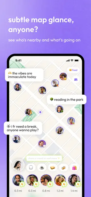 Ping: social map screenshot 1