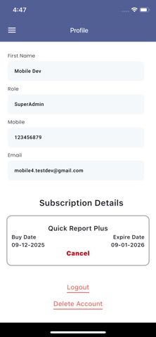 Quick Field Reports Screenshot 6 of 6