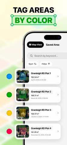 GPS Area Measure iPhone screenshot