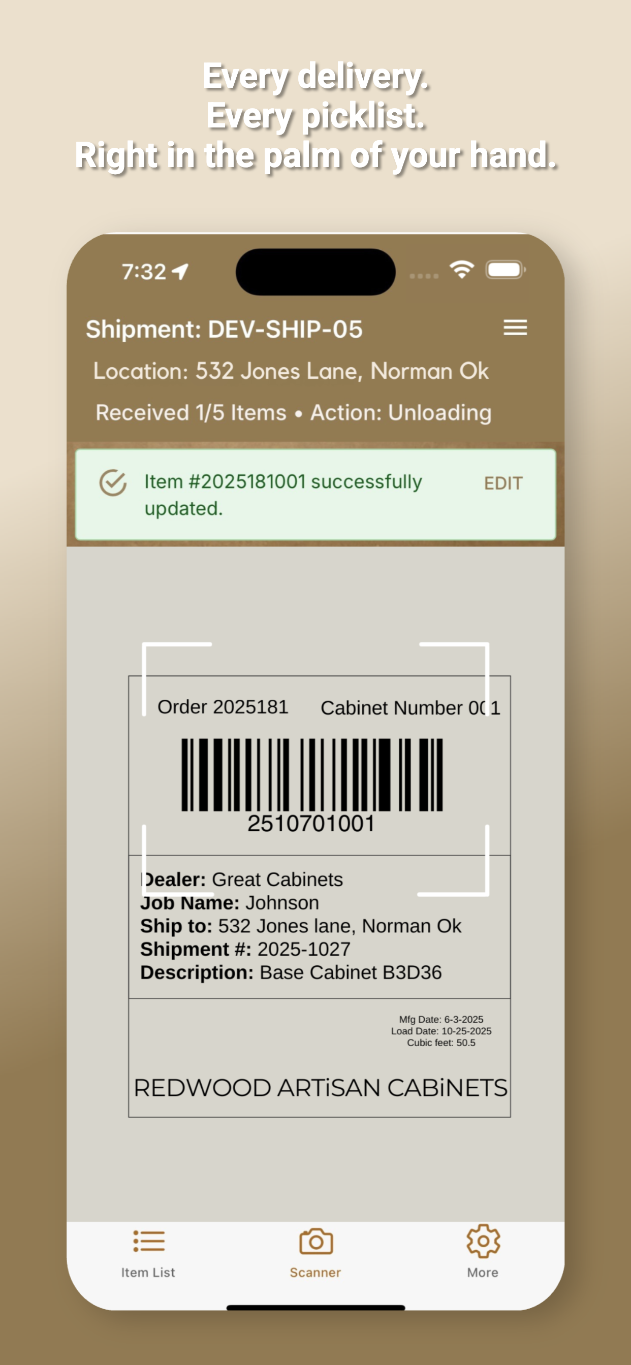 Cabinet Scanner screenshot 3