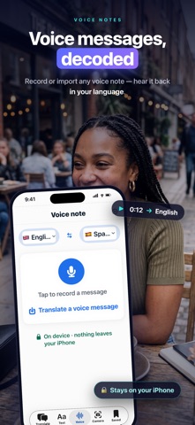 Translator Keyboard - Cipher iPhone screenshot
