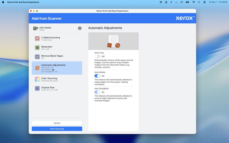 #2. Xerox Print & Scan Experience (macOS) Ved: Xerox Corporation