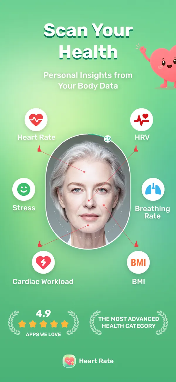 Screenshot #1 pour Blood Pressure app: Heart Rate