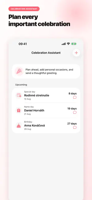 Name-day & Birthday Calendar screenshot 3