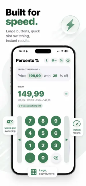 Percento % screenshot 3