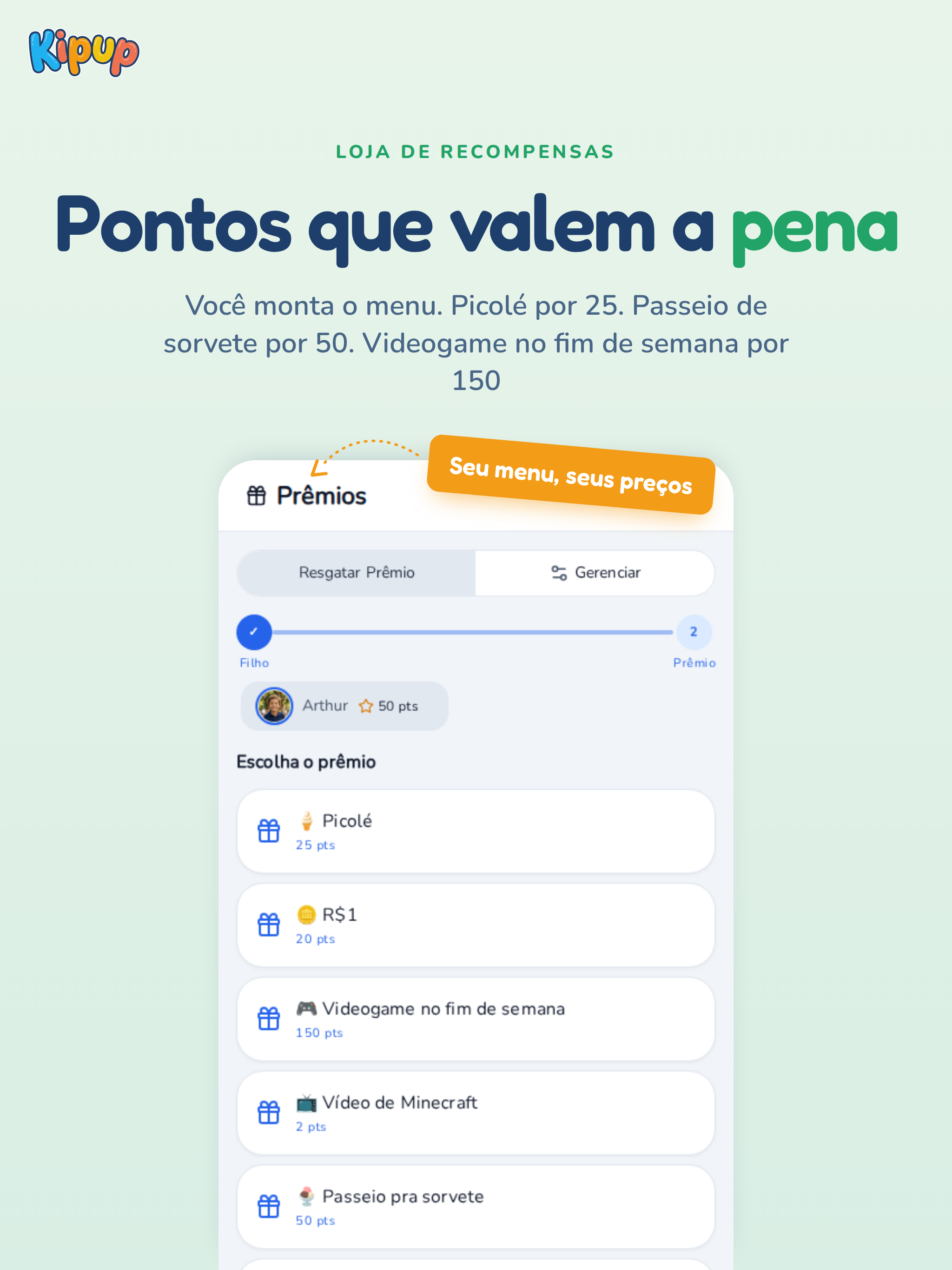 Kipup: Rotina Infantil
