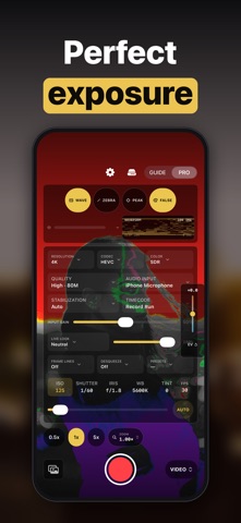 Lucent: Pro Video Camera Screenshot 4 of 9
