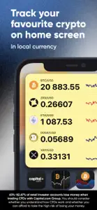 Bitcoin & Crypto Price Widget screenshot #1 for iPhone