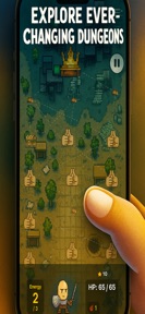 Thumbwarrior: 1-Thumb Card RPG screenshot