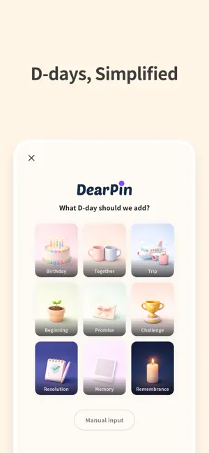 DearPin - Your D-day moments screenshot 3