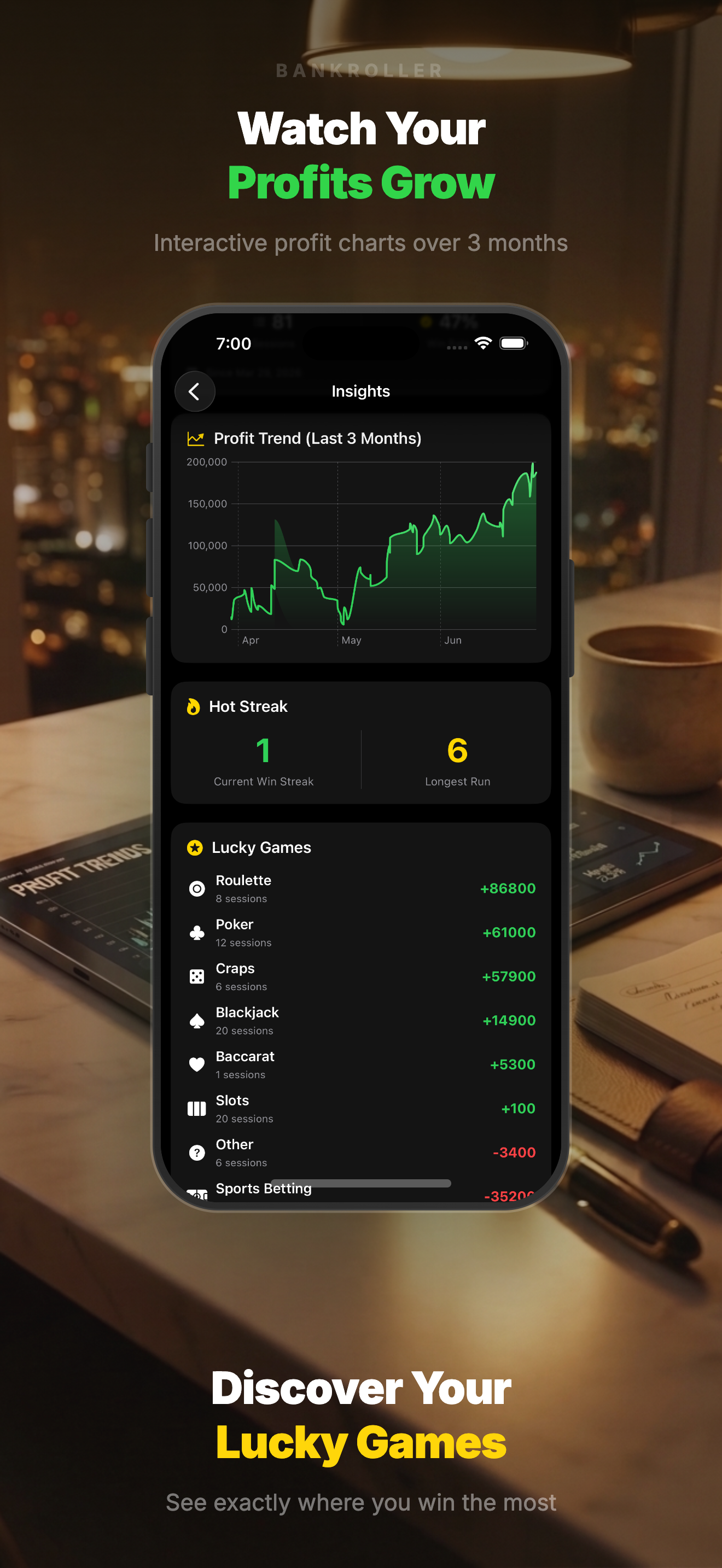 Bankroller: Casino Win Loss screenshot 3