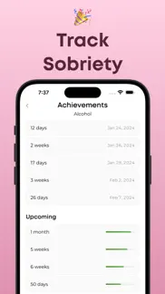 sober . addiction tracker iphone screenshot 4
