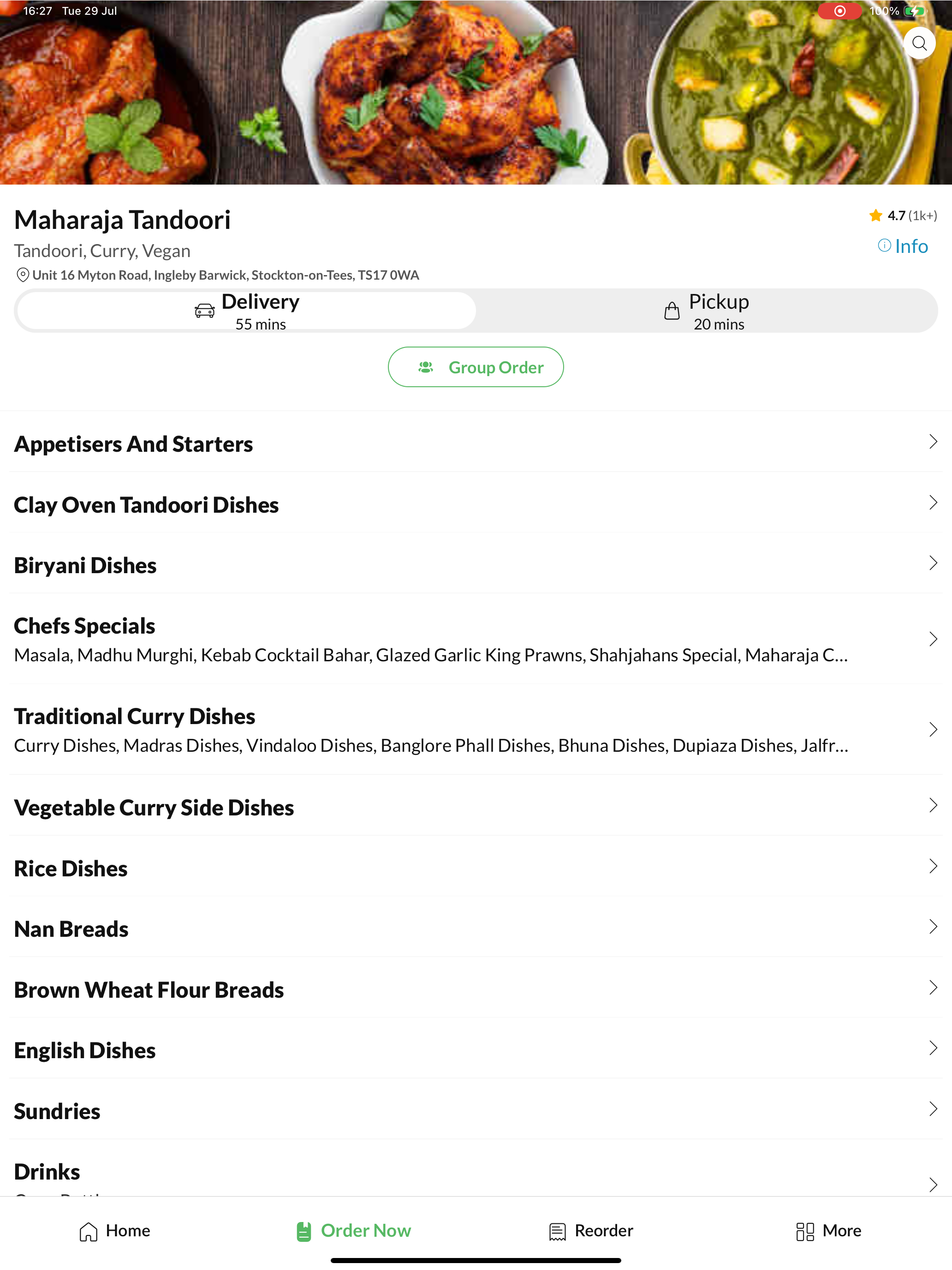 Maharaja Tandoori. screenshot 6