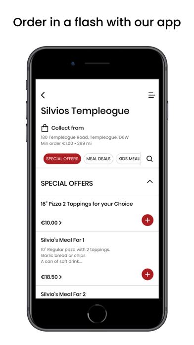 Silvio's Templeogue Dublin Screenshot