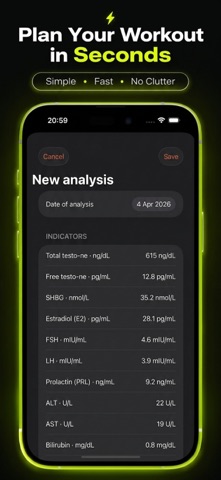 AndroTrack: GYM & TESTOSTERONE Screenshot 7 of 7