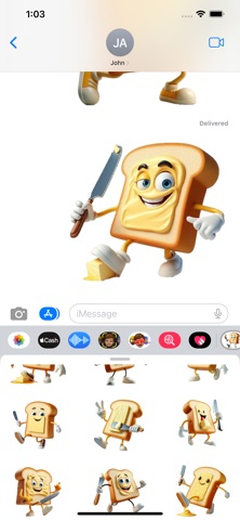 Bread and Butter Stickers screenshot