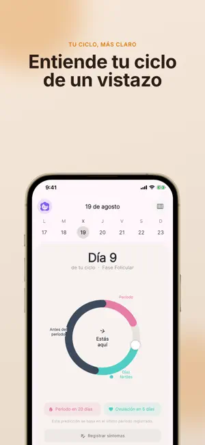 Lunea: Period Tracker screenshot 1
