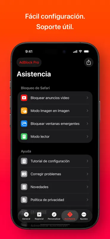 AdBlock Pro para Safari screenshot 5 of 6
