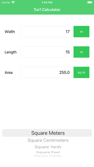 Screenshot #3 pour Turf Calculator Pro