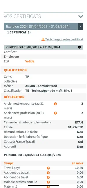 CNETP Salarié iPhone screenshot 3
