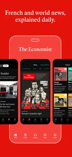 Capture d'écran de The Economist: News & Analysis sur iPhone 1