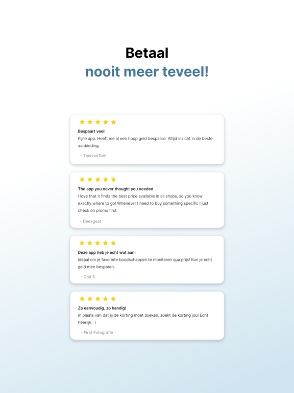 Promo aanbiedingen & kortingen iPad app afbeelding 6