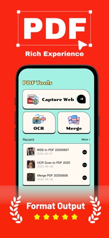 Format Output: PDF & File Edit Screenshot 1 of 5