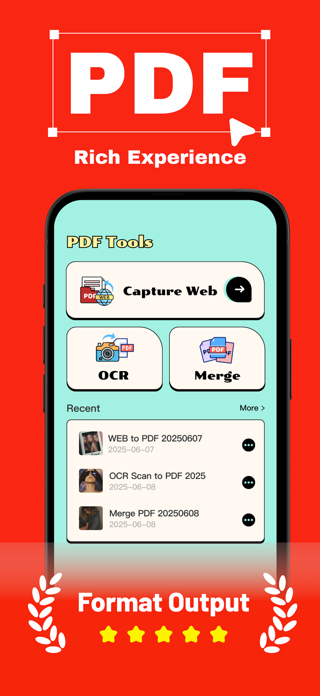 Format Output: PDF & File Edit Screenshot 1 of 5