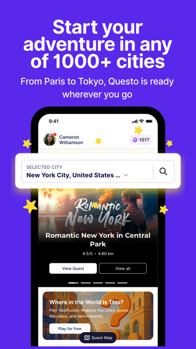 Questo: City Quests & Walks Screenshot