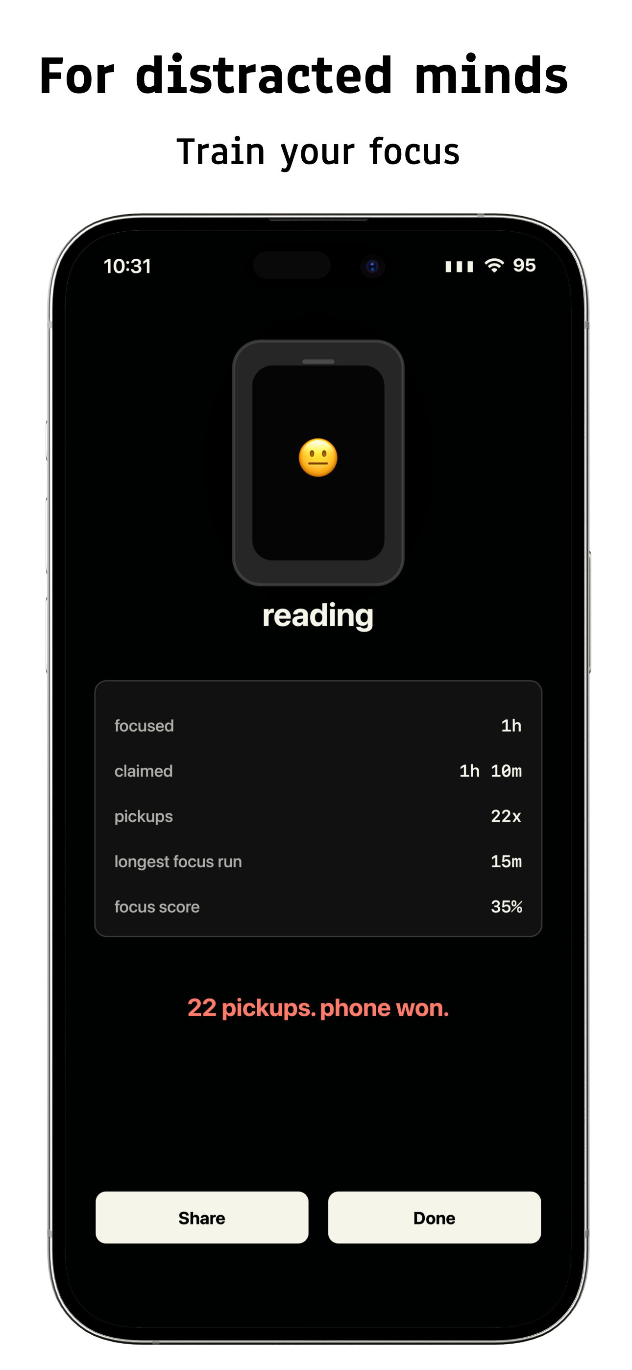 Nod: Phone Pickup Tracker screenshot 3