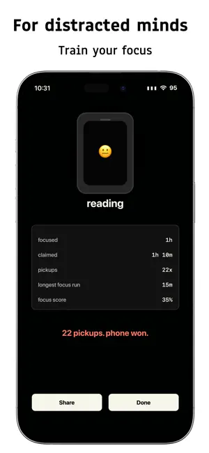 Nod: Phone Pickup Tracker screenshot 3