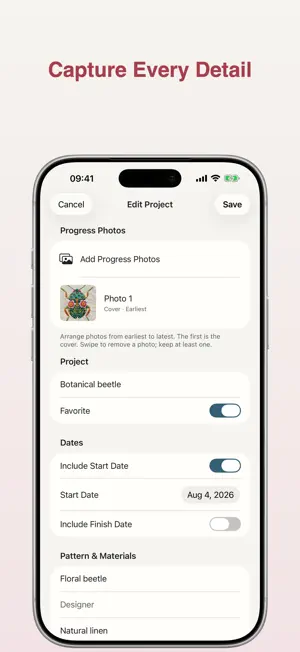 Embroidery Journal & Tracker screenshot 4