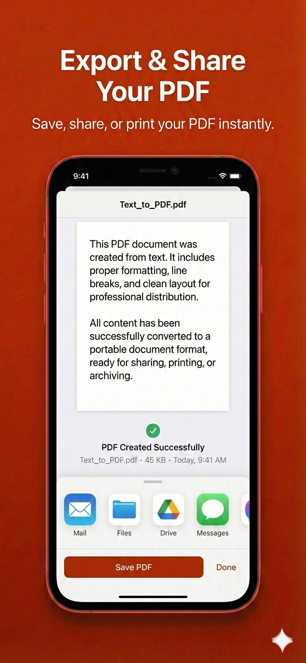 Text to PDF Converter - Text2P