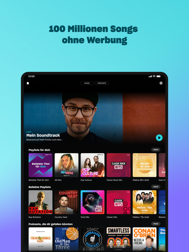‎Amazon Music: Musik & Podcasts Screenshot
