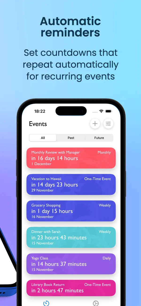 #3. EventTimer: Countdown & Widget (iOS) Av: Omari Sopromadze