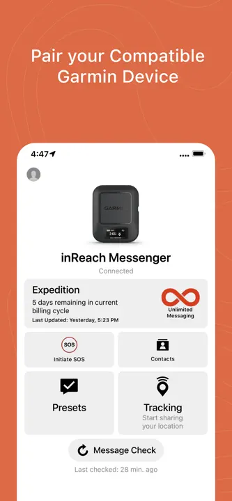 Garmin Messenger™: Screenshot 3 von 5
