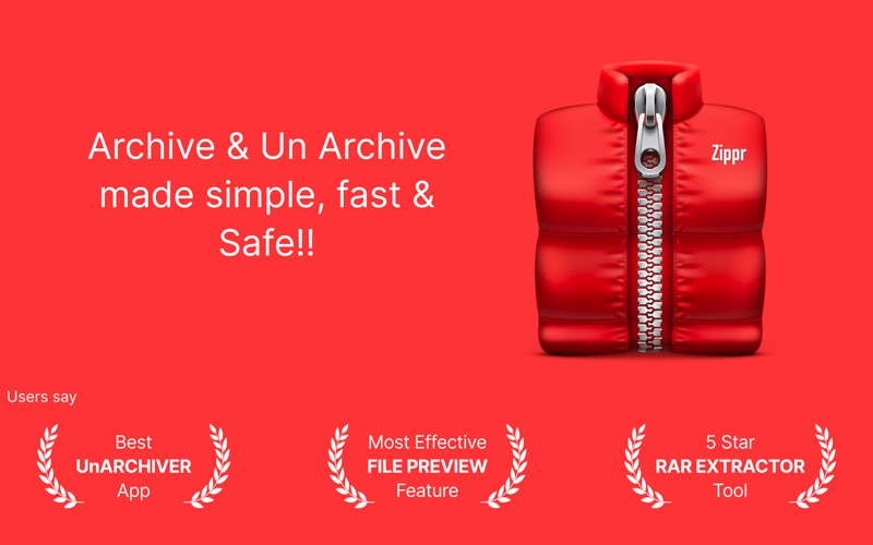 UnZip file Extractor: A-Zippr Screenshot