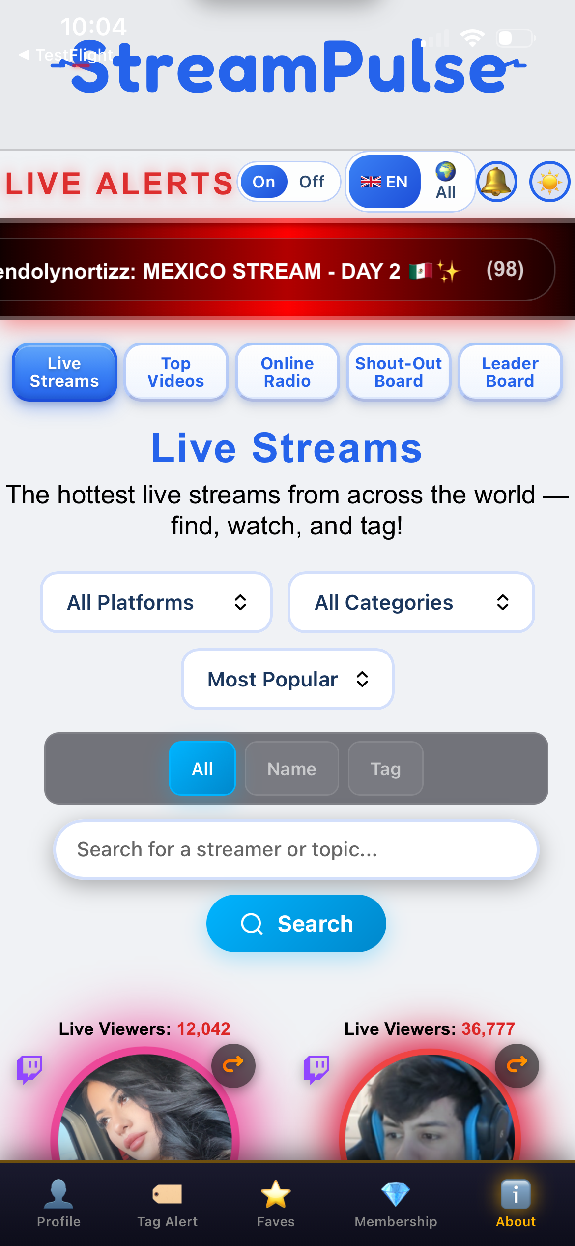 StreamPulse