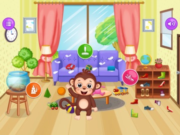 My Messy House Cleaning Game iPad screenshot