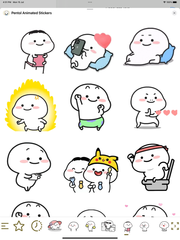 Screenshot #5 pour Animated Pentol Stickers