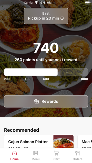 Next Phaze Cafe iPhone screenshot 1 - Food & Drink app