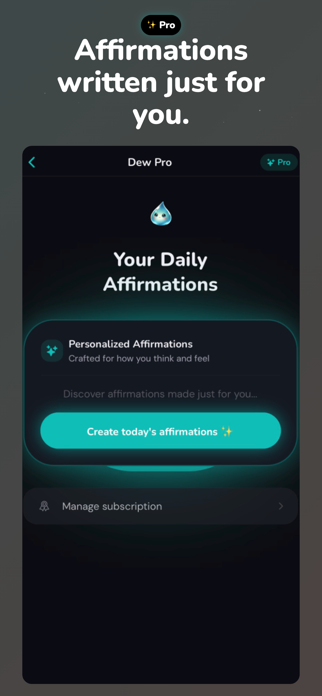 Dew - Affirmation Alarm Clock Screenshot 6 of 7