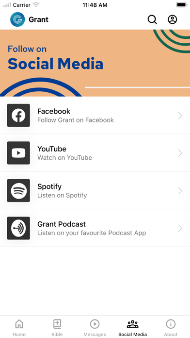 Screenshot 3 of Grant Memorial Church App