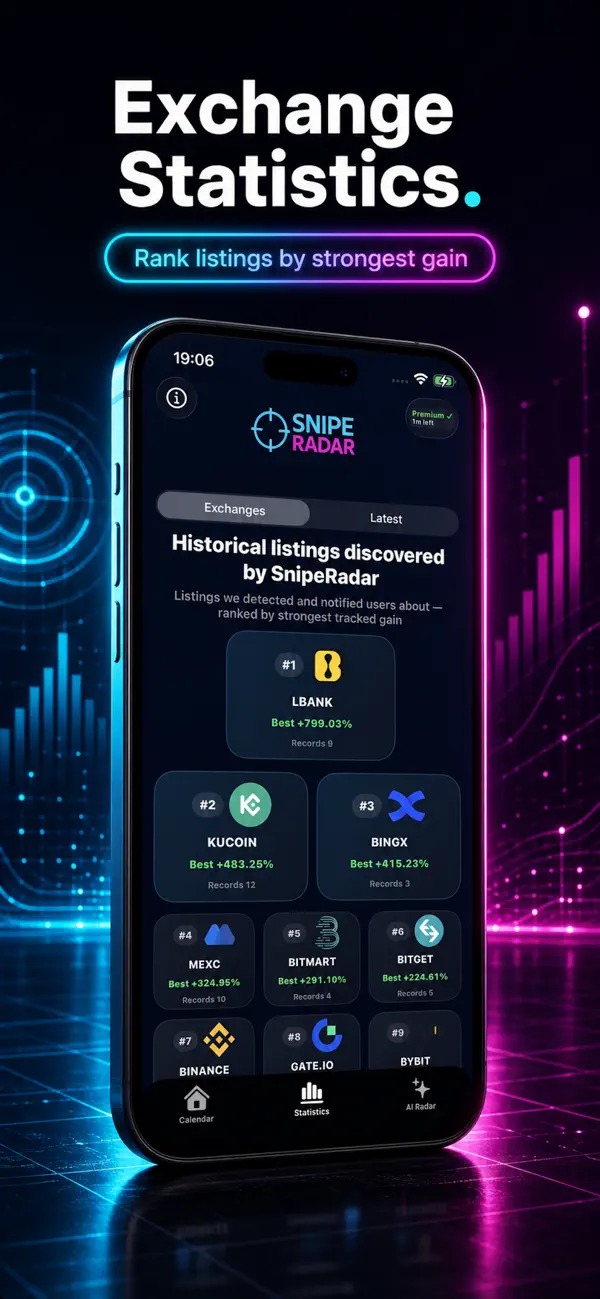 Screenshot #3 pour SnipeRadar - Crypto Listings