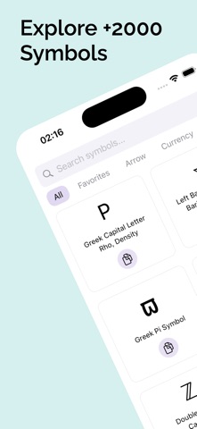 Scopy: Symbols, Font, Kaomojis screenshot