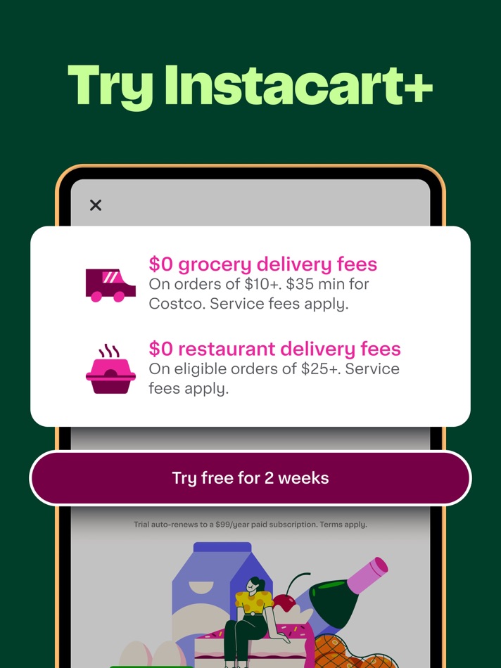 #9. Instacart: Groceries & Food (iOS) By: Maplebear Inc
