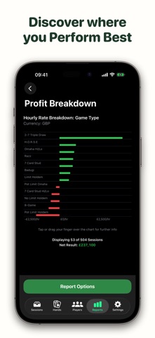 Poler – Poker Bankroll Tracker screenshot