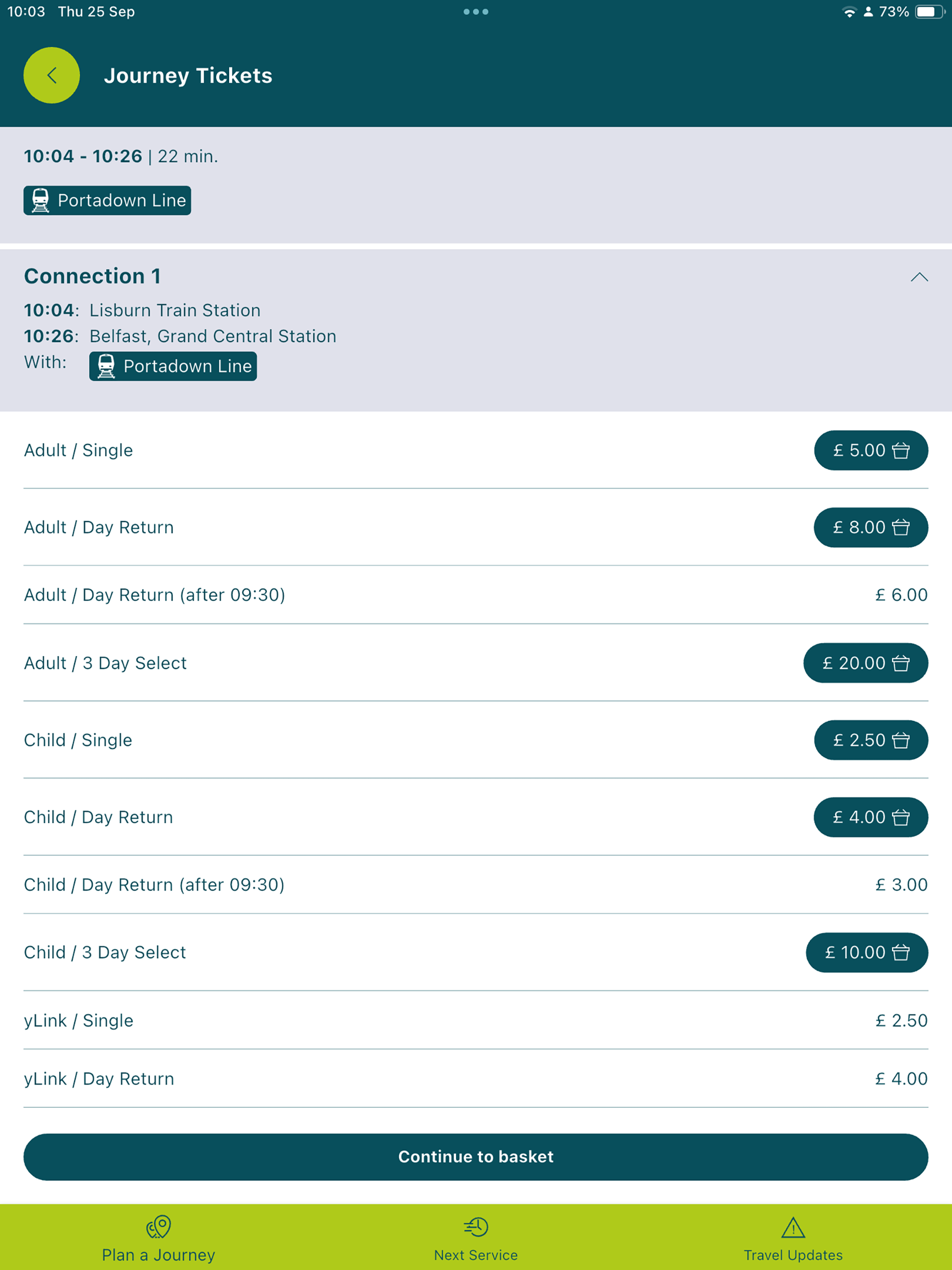 Translink Planner