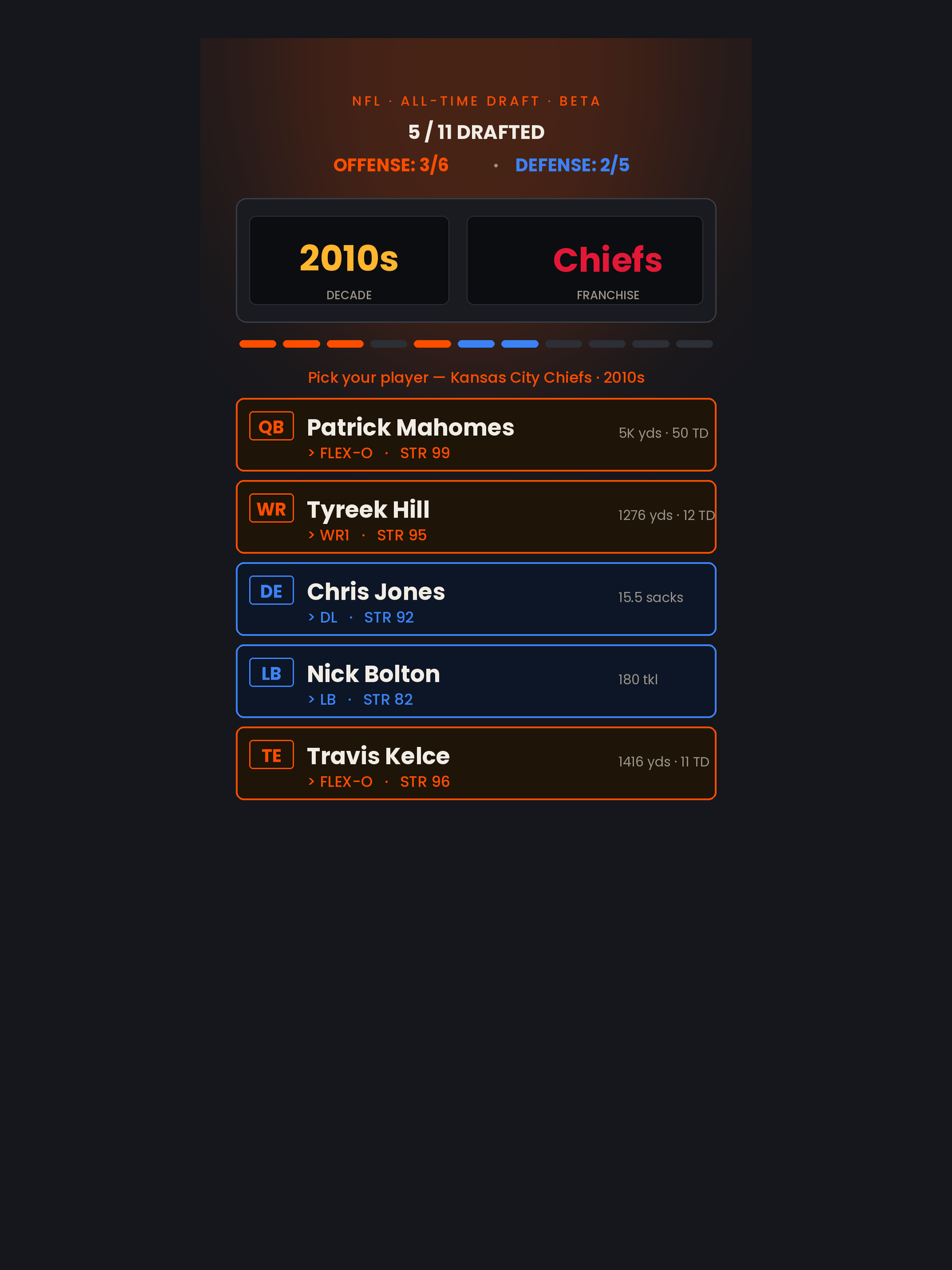 iKnoBall All-Time Sports Draft screenshot 9
