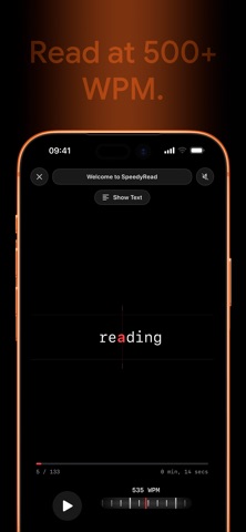 SpeedyRead: Speed Reading App Screenshot 1 of 4